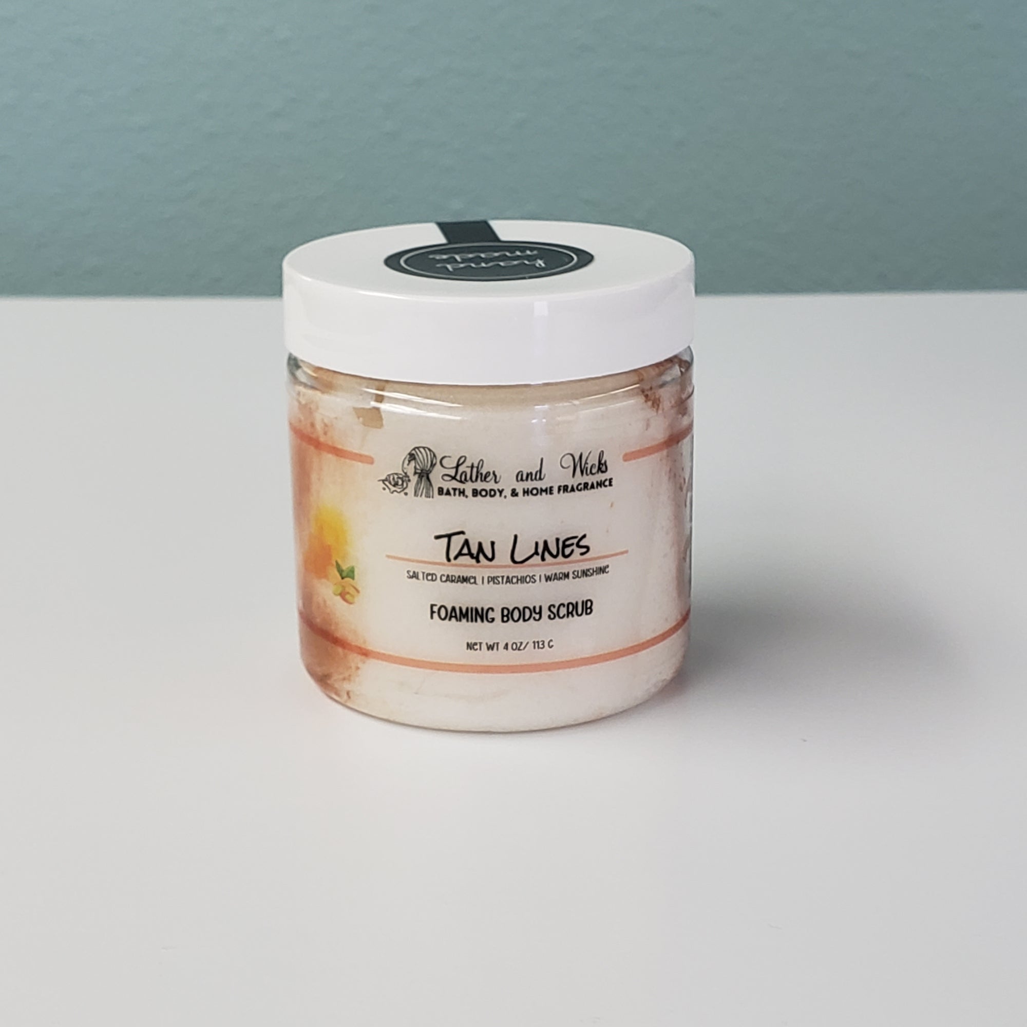 4 oz jat of Tan Lines Whipped Cream Soap